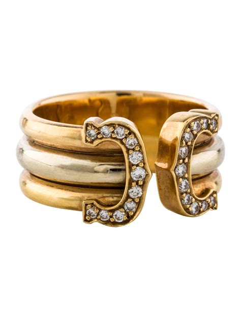 cartier c ring|Cartier rings near me.